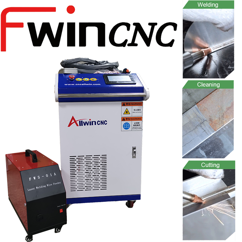 FWINCNC Carbon Steel Soldering Machine Handheld Wobble Head Fiber Laser Welding Machine