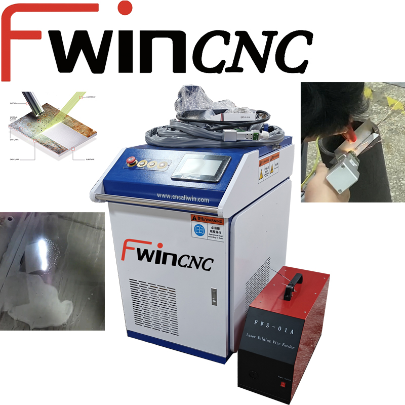 FWINCNC Handheld Fiber Laser Welding Machine Cleaning Metal Rust Removal