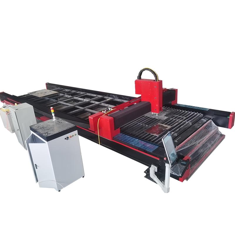 Ground rail fiber laser cutting machine